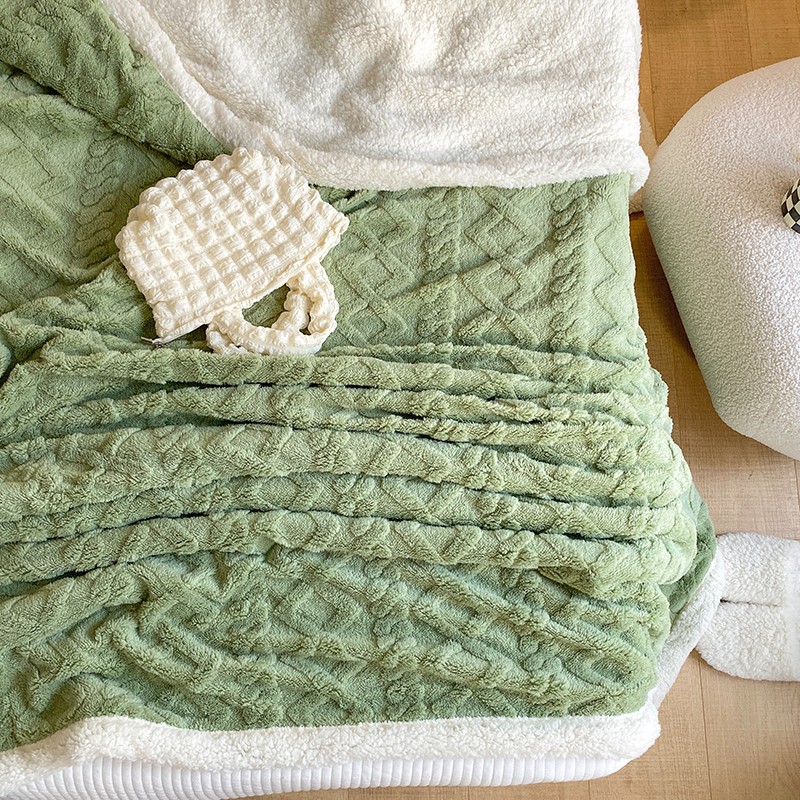 Flannel Bed Tufts Velvet Blanket