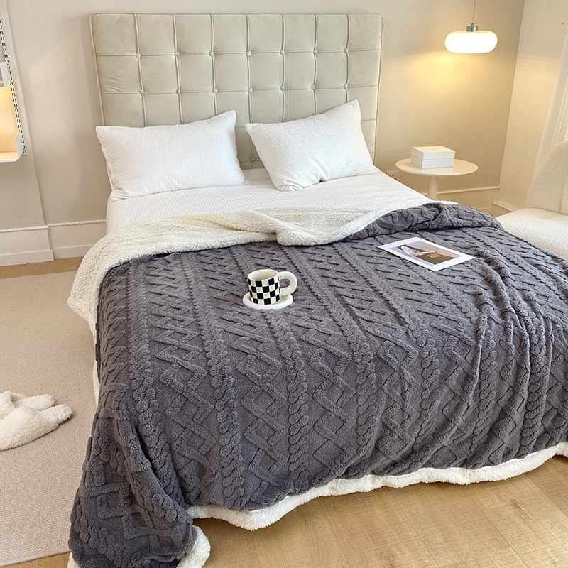 Designer Frazada Bed Tufts Blanket