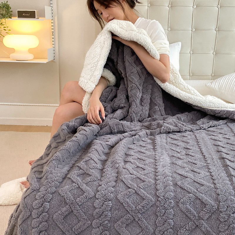Designer Frazada Bed Tufts Blanket
