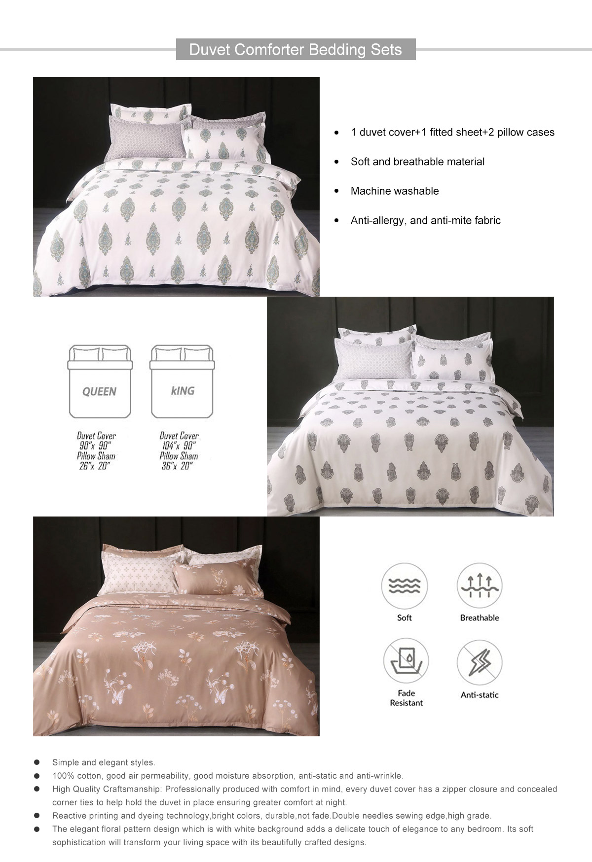 Duvet Comforter Bedding Sets