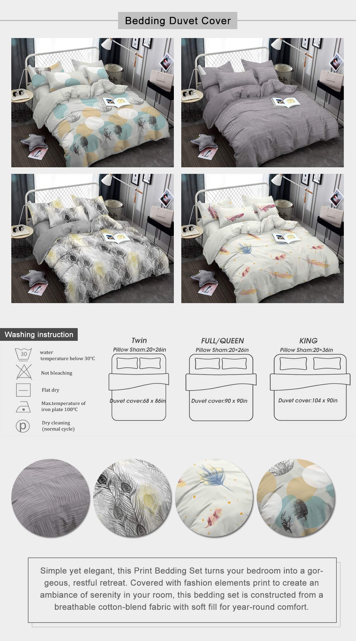 Bedding Duvet Cover