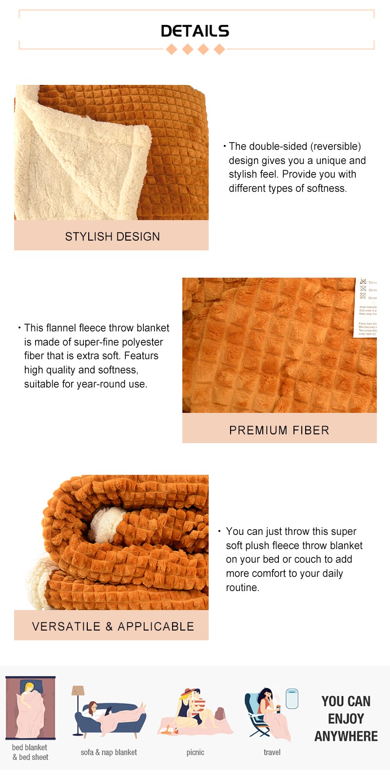 Sherpa Fleece Blanket