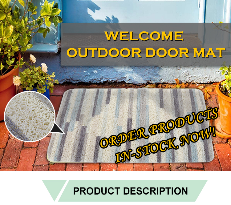 High Quality Washable Door Mat Outdoor Nonslip Rubber Mats