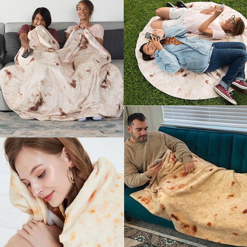 Flannel Fleece Burrito Blankets