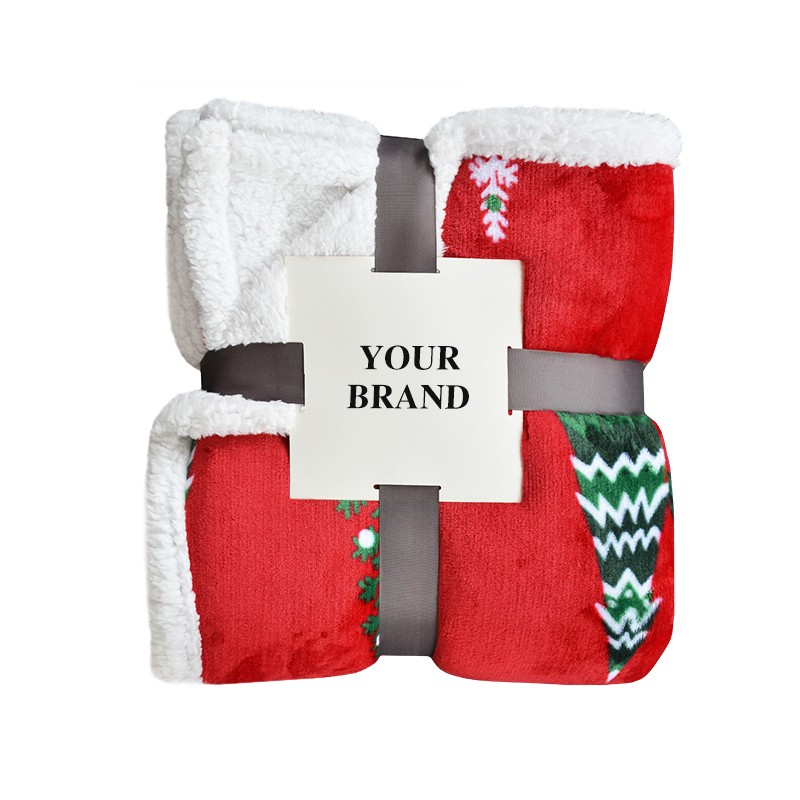 Personalized Soft Plush Christmas Blanket