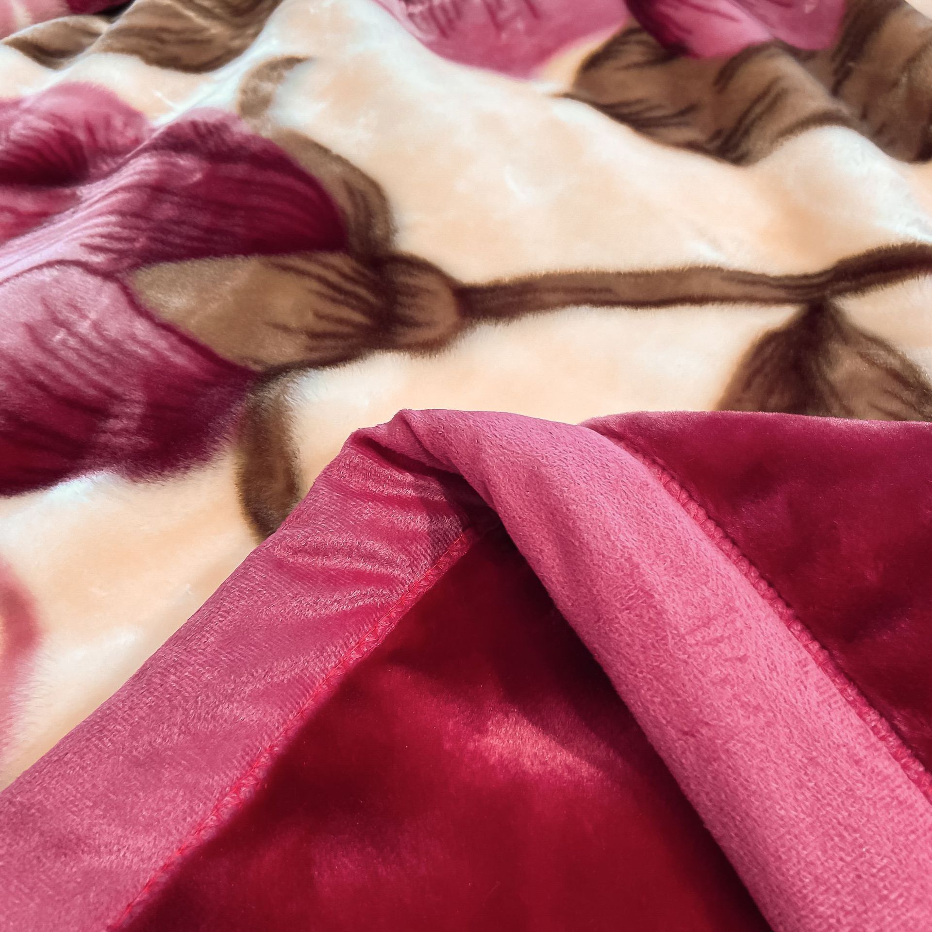 Raschel Bed Printed Blanket