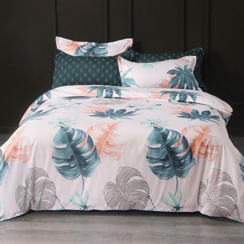 Plant Pattern Comforter Set 