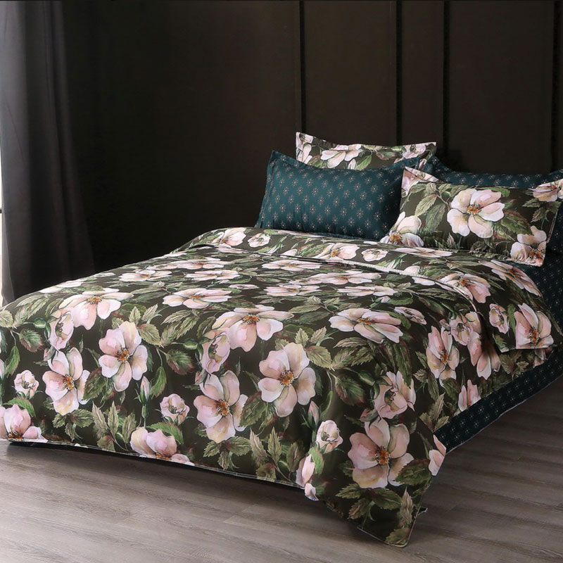 Cotton Reversible Bedding Cover Set 