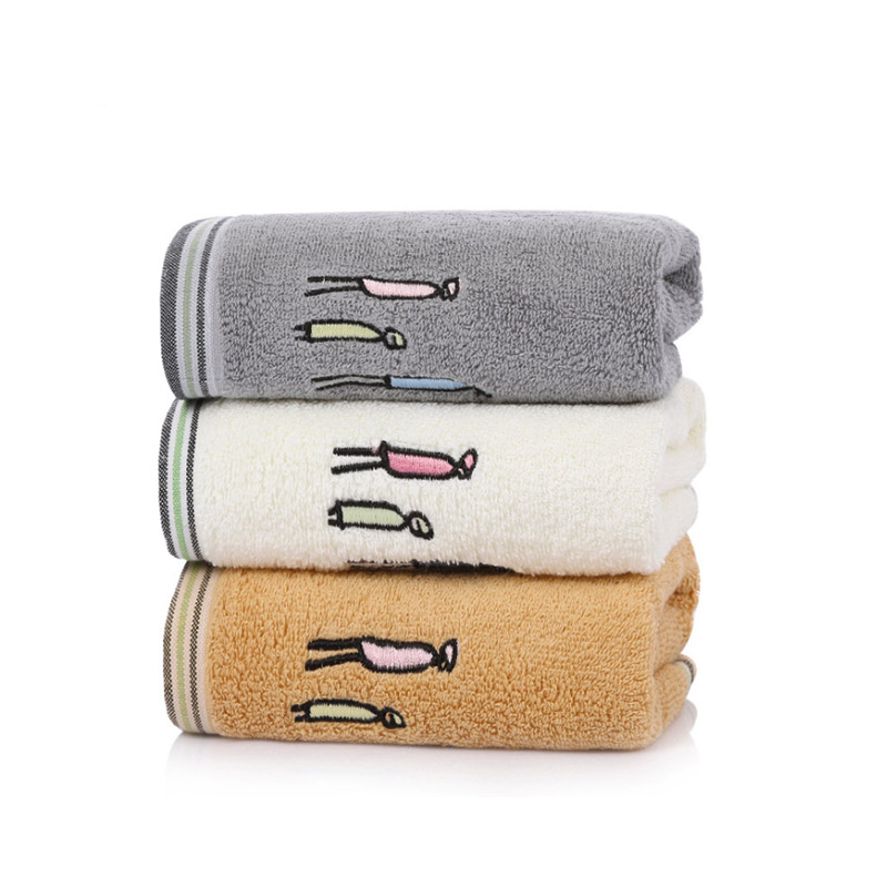 Embroider Cotton Towel 