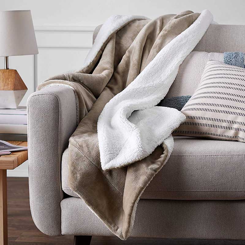 Sherpa Throw Blanket