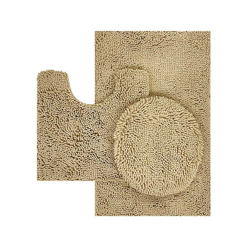 Chenille Loop Bathroom Rug Set