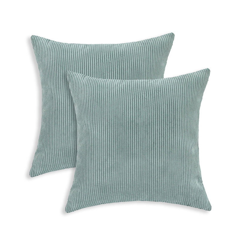 Corduroy Striped Cushion Cover