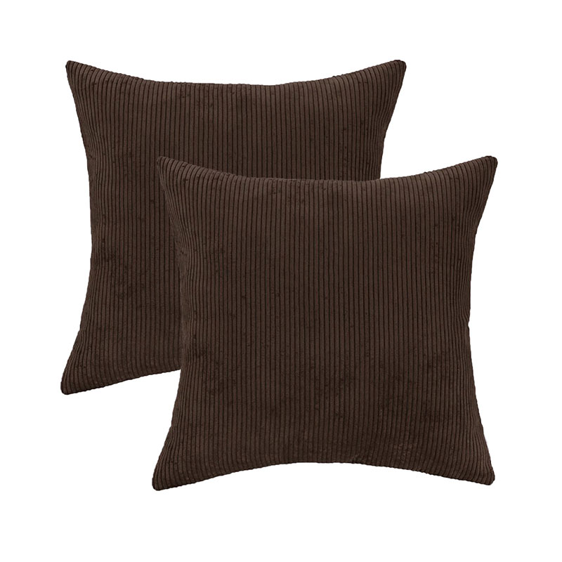 Corduroy Striped Cushion Cover