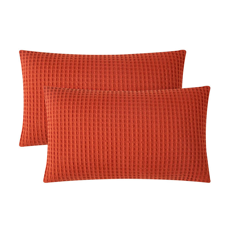 Waffle Weave Throw Pillow Cover