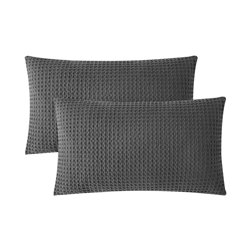 Waffle Weave Throw Pillow Cover