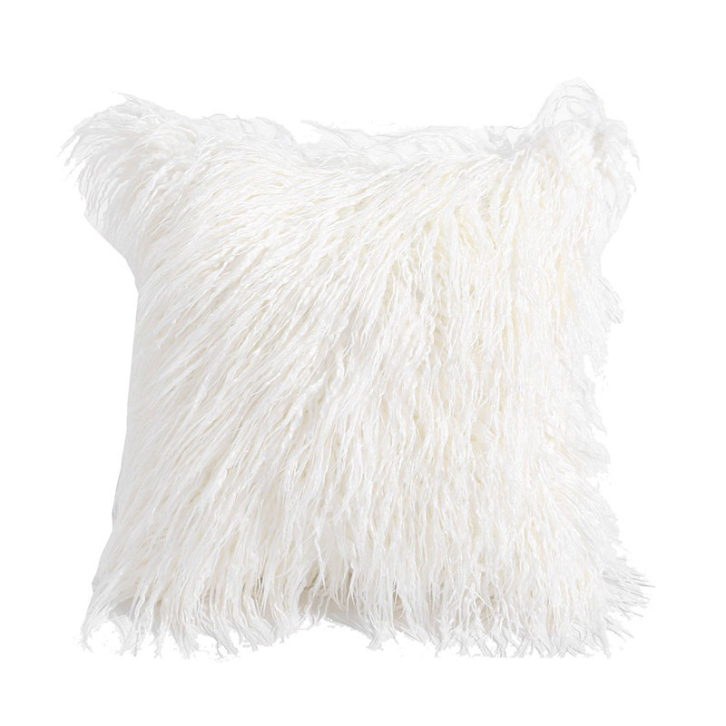 Faux Fur Throw Pillow Cover