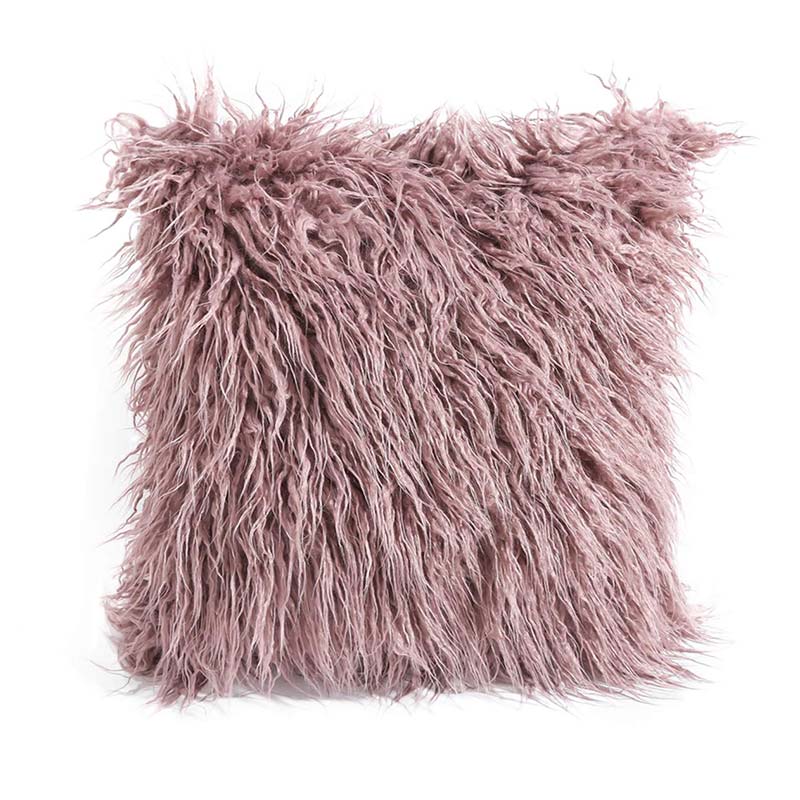 Faux Fur Throw Pillow Cover