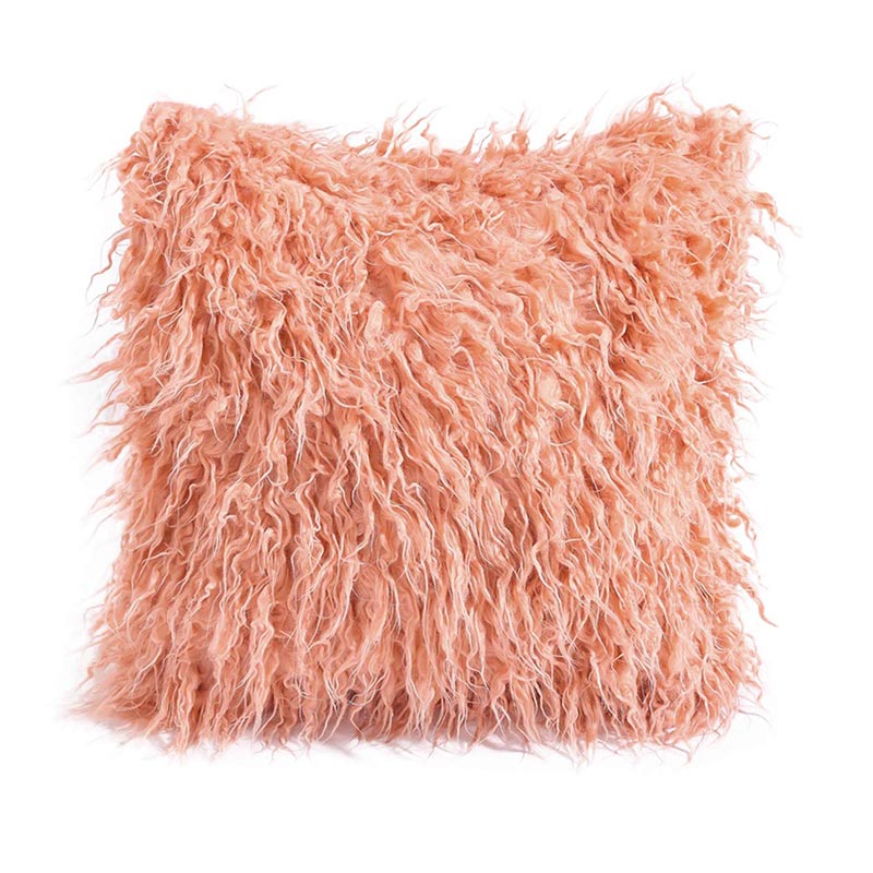 Faux Fur Throw Pillow Cover