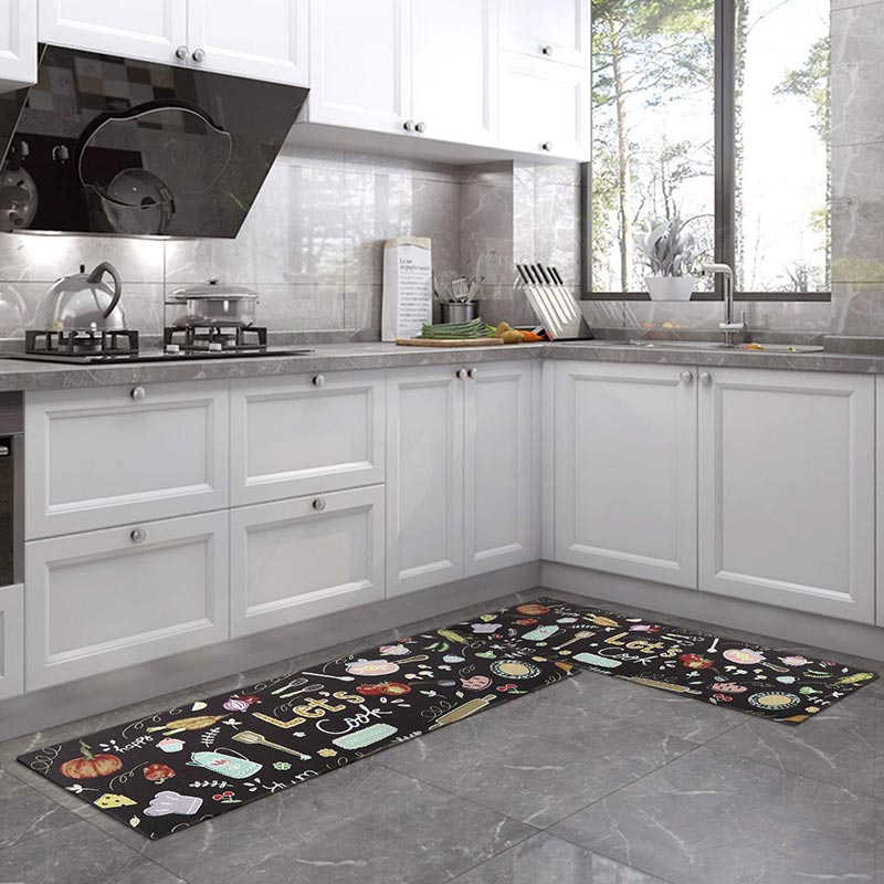 PVC Kitchen Floor Mats Set