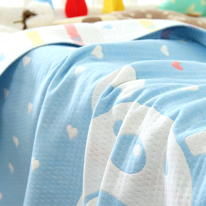 Muslin Quilted Baby Printing Blankets