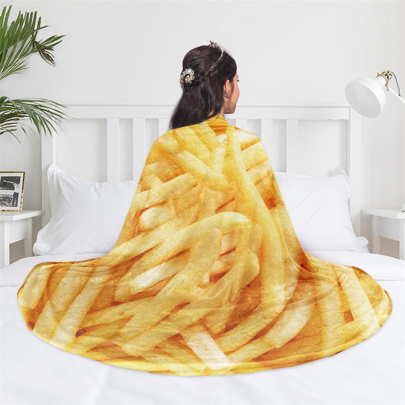 Printed Manta Pizza Blanket