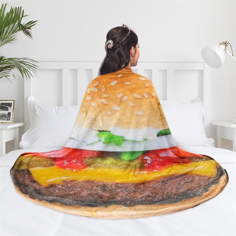 Printed Manta Pizza Blanket