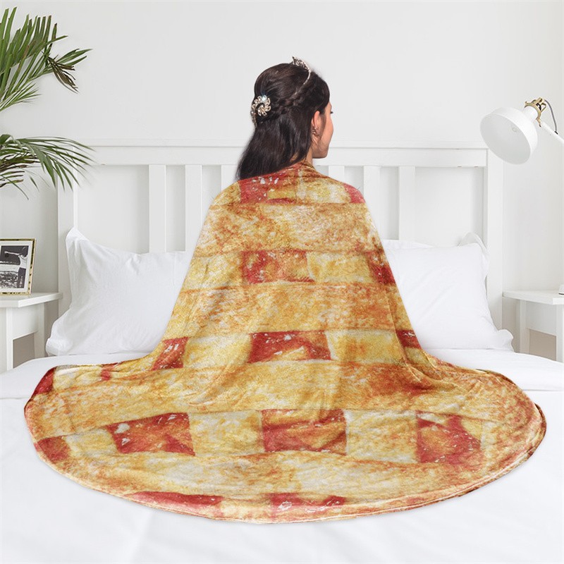 Printed Manta Pizza Blanket