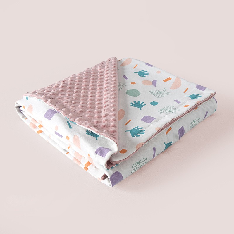 100 Poly Minky Dot Blanket