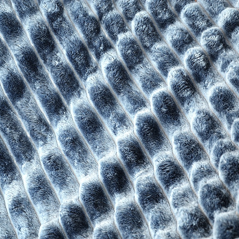 Plain Flannel Fleece Drawstring Blanket