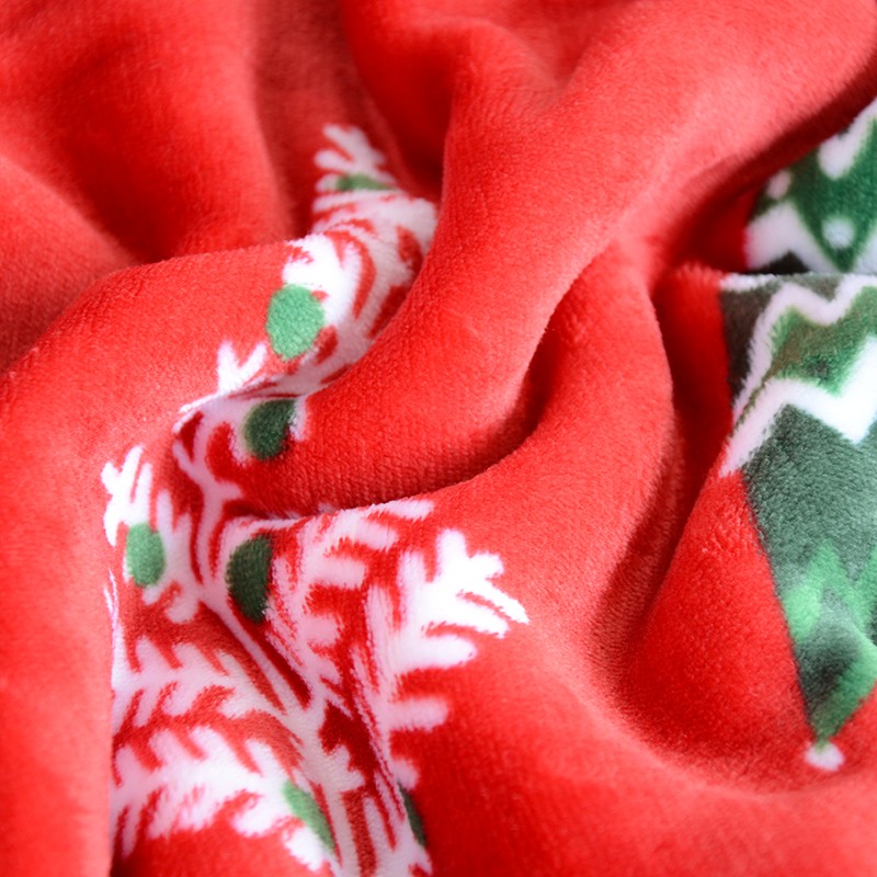 Christmas Tree Sherpa Blanket