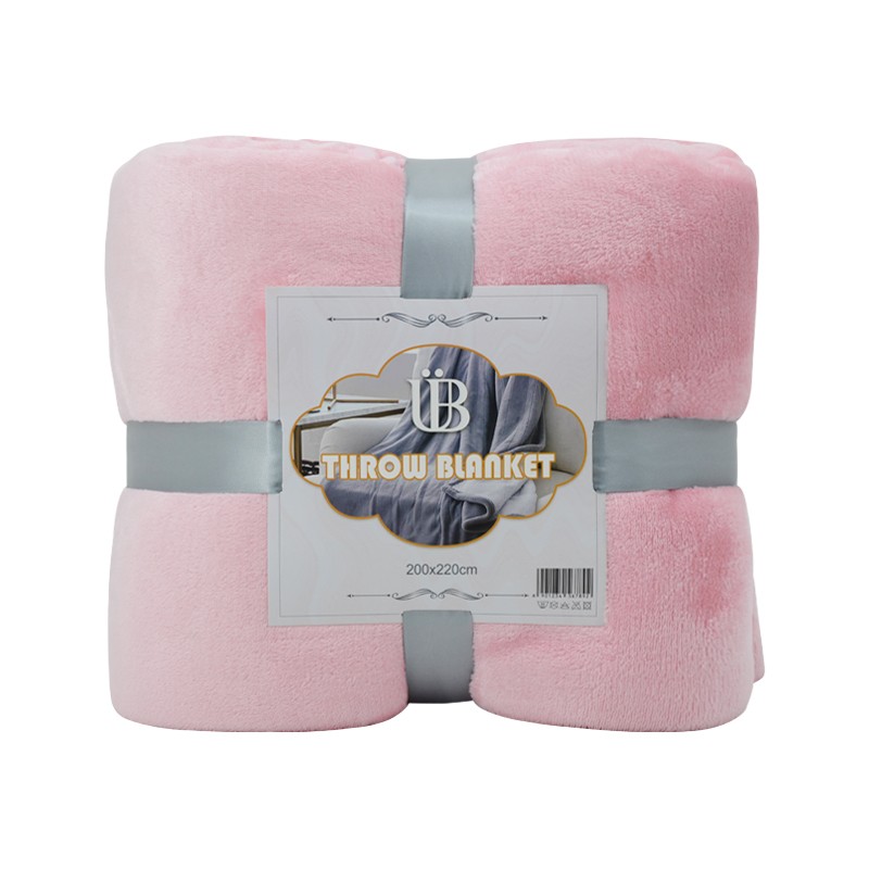 Pink Fluffy Sherpa Blanket