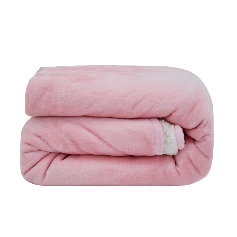 Pink Fluffy Sherpa Blanket
