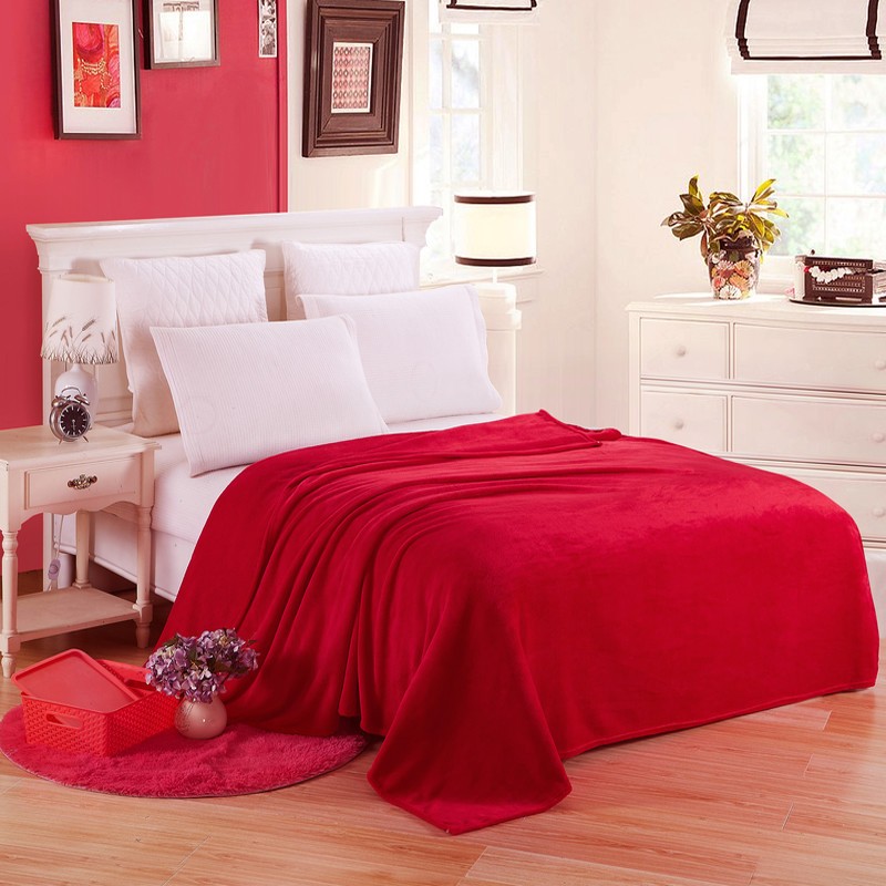 Thermal Fleece Throw Bed Blanket