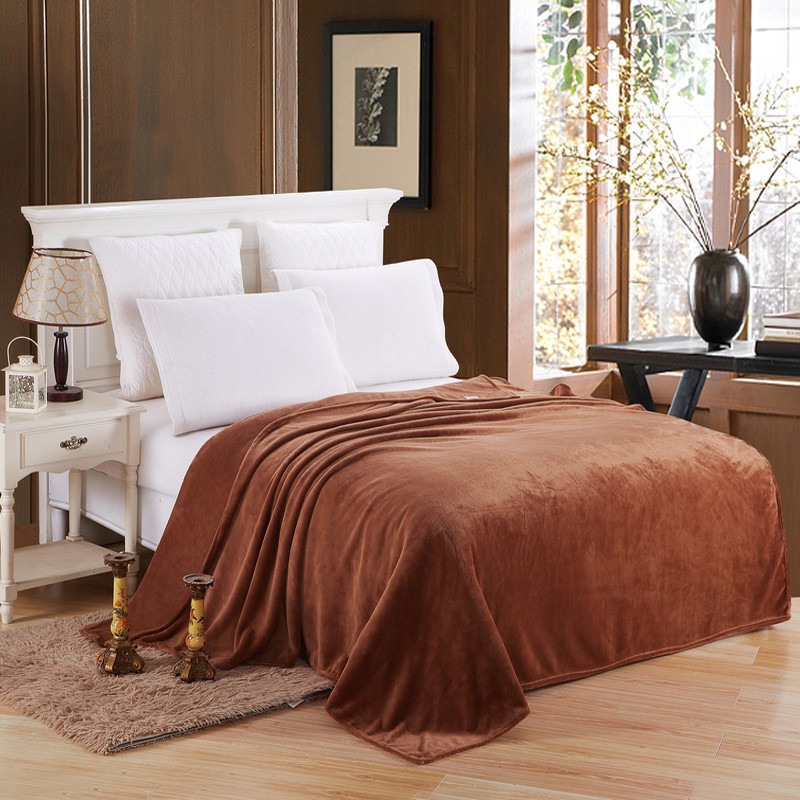 Thermal Fleece Throw Bed Blanket