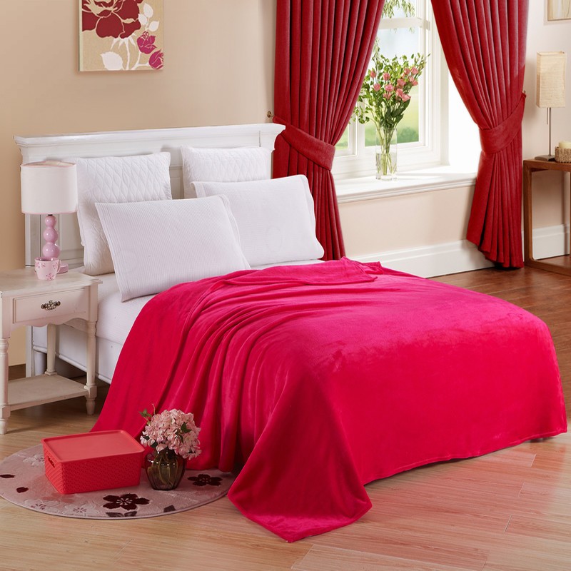 Thermal Fleece Throw Bed Blanket