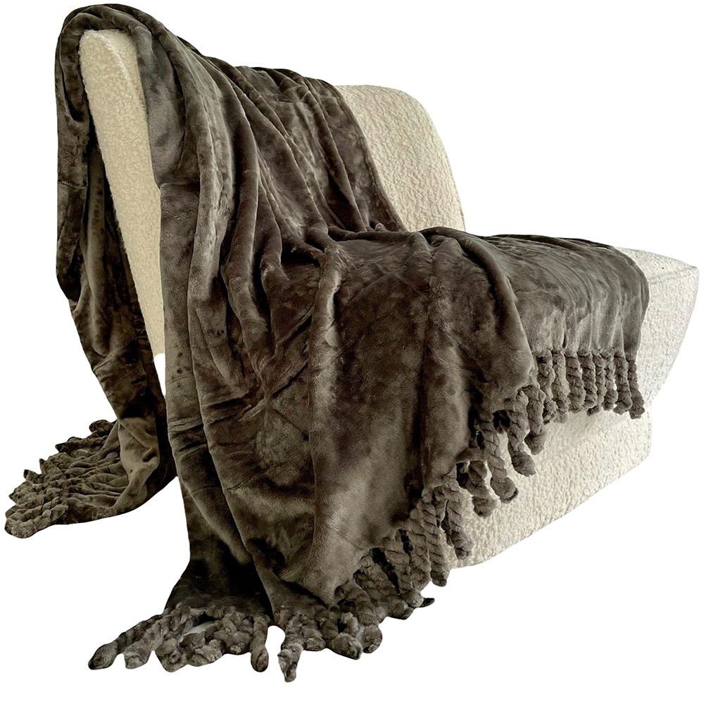 Soft Throw Decorative Tassel Bed Blankets
