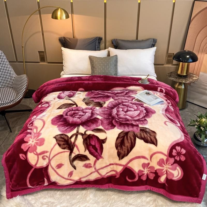 Raschel Bed Printed Blanket