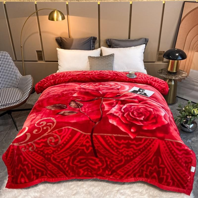 Raschel Bed Printed Blanket