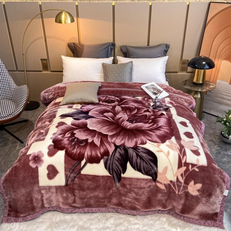 Raschel Bed Printed Blanket