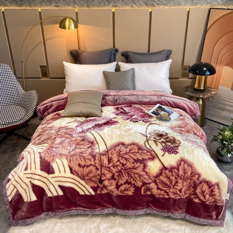 Raschel Bed Printed Blanket