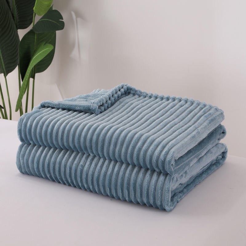 Stripe Embossed Fleece Blanket