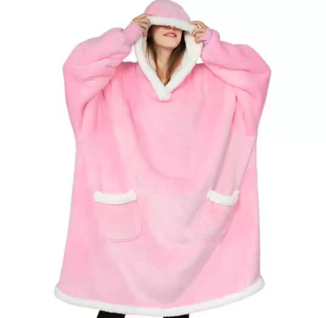 Wearable Sweatshirt Hoodie Blanket