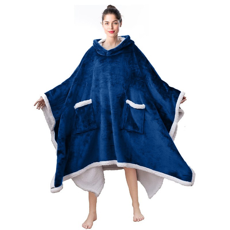 Poncho Blanket Wrap with Soft