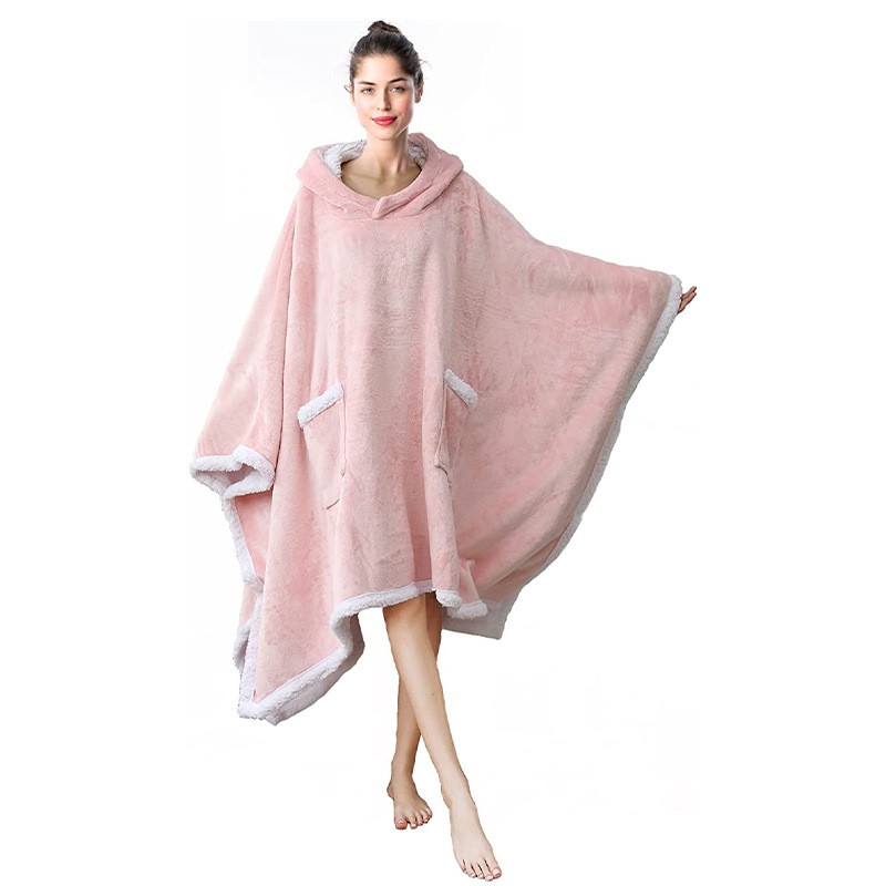 Poncho Blanket Wrap with Soft